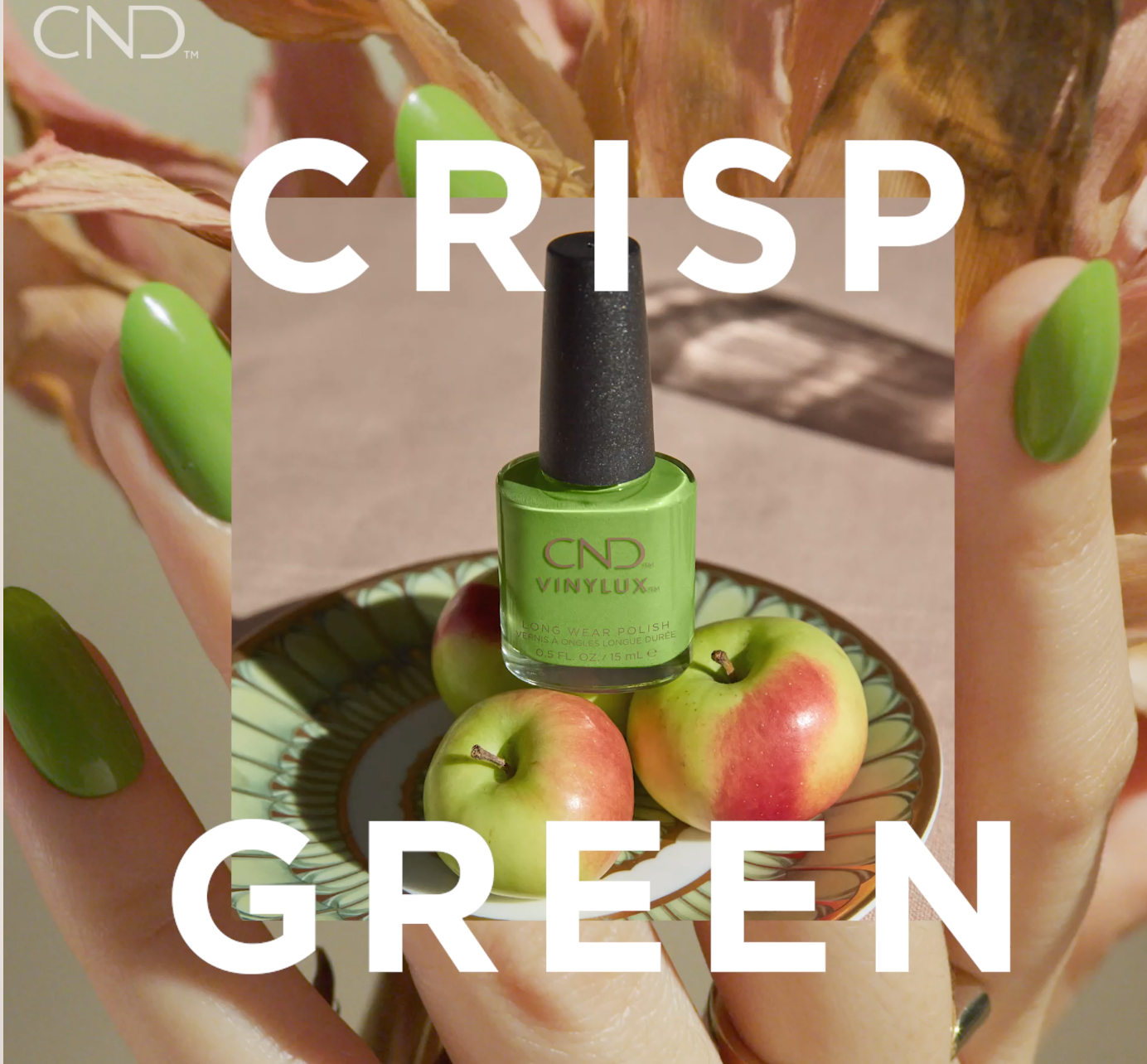 CND Vinylux Crisp Green 