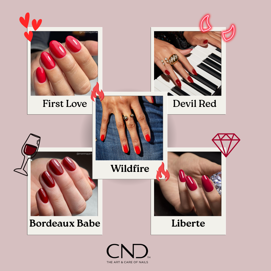 The Best CND Vinylux Red Nail Polish Shades
