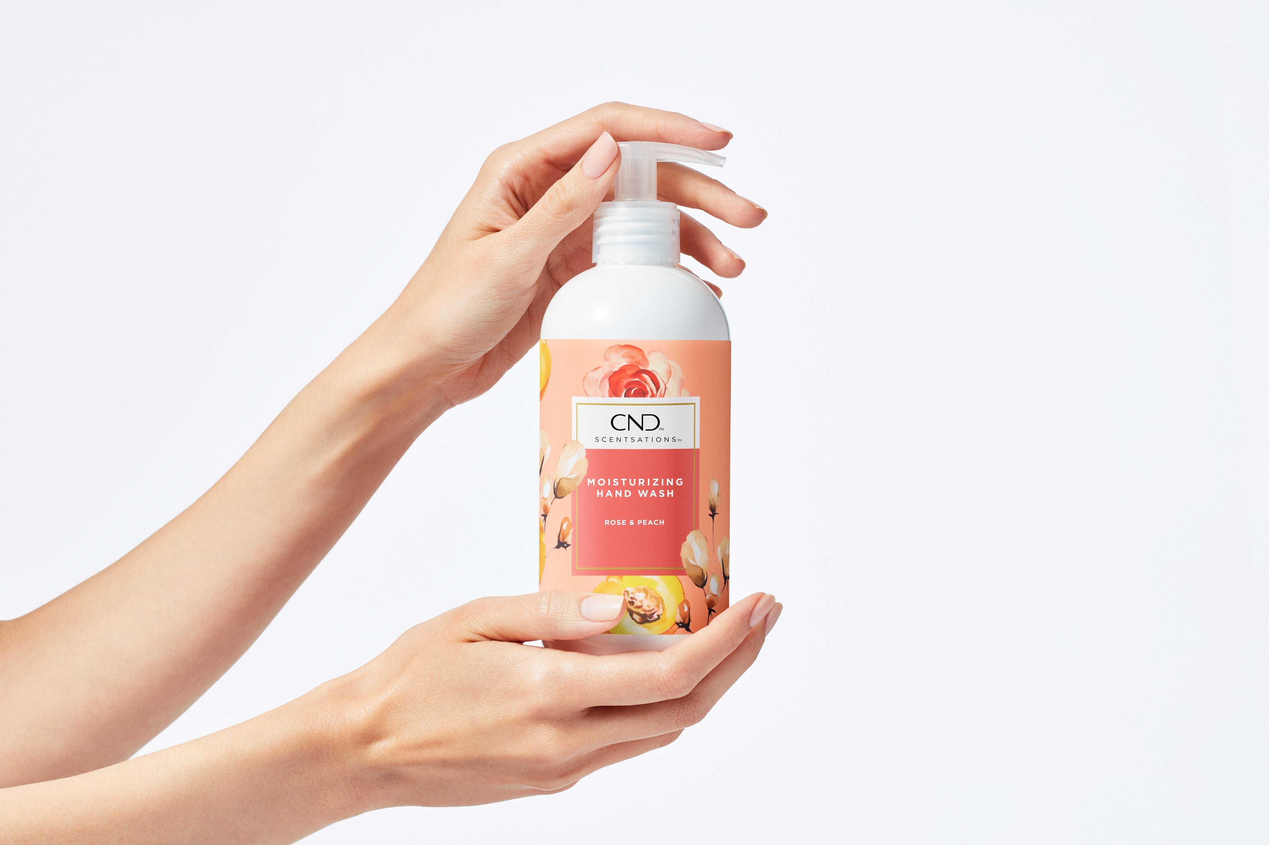 CND™ Scentsations™ Rose & Peach Wash 390ml