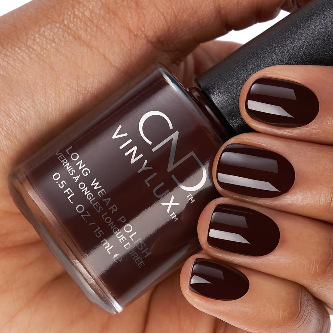 CND™ Vinylux™ Black Cherry Nail Swatch