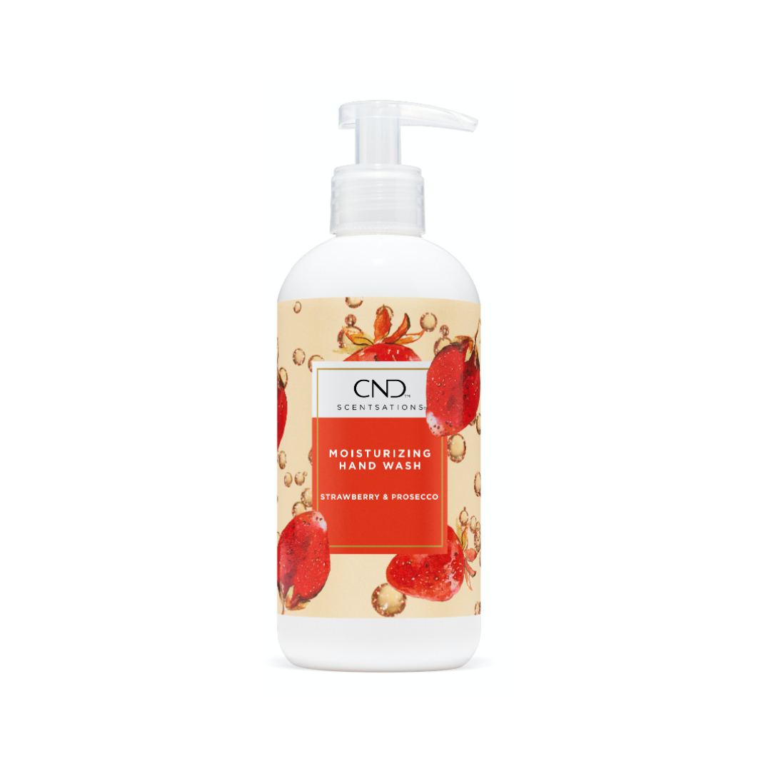 CND™ Scentsations™ Strawberry & Prosecco Wash 390ml