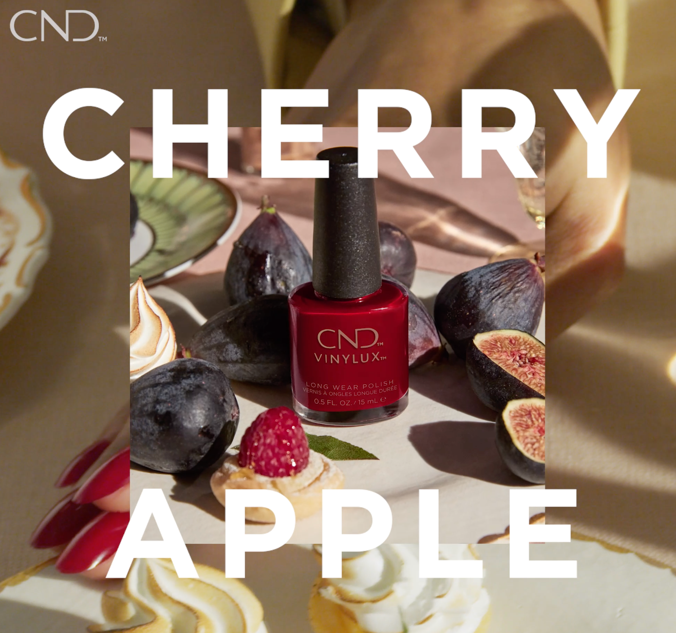 CND Vinylux Cherry Apple 
