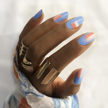 CND Vinylux  Chance Taker Nail Art 